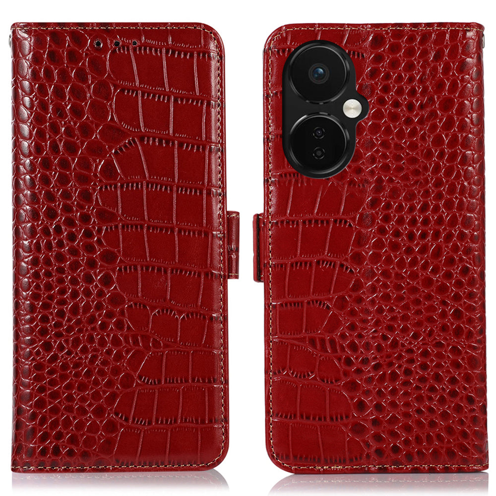 Leather Phone Case for OnePlus Nord CE 3 Lite 5G Nord N30 5G RFID Blocking Crocodile Texture Wallet Stand Drop-proof Phone Cover Leather Phone Case for OnePlus Nord CE 3 Lite 5G Nord N30 5G RFID Blocking Crocodile Texture Wallet Stand Drop-proof Phone Cover